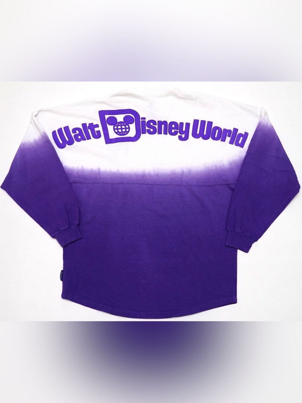 Disney Parks Spirit Jersey - White & Purple Ombré Dip-Dye - Small
